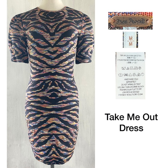 Free People Multicolor Mini Dress - Picture 1 of 7